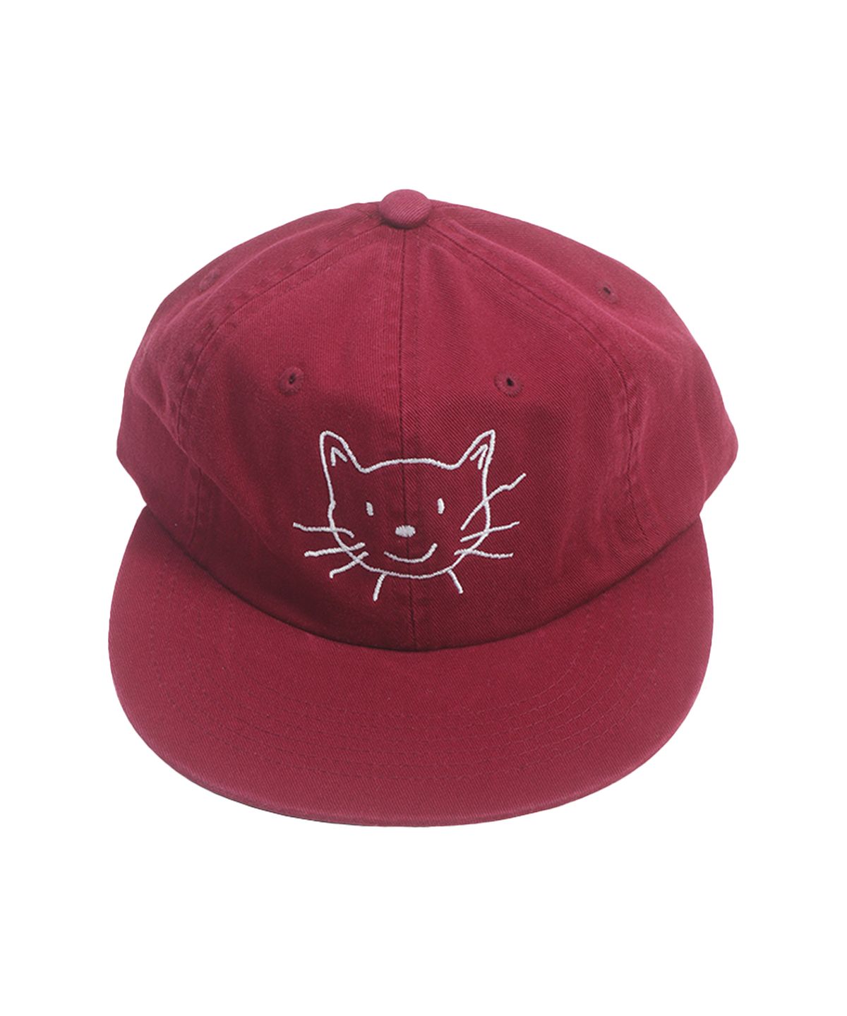 어라이트앵글(ARIGHTANGLE) CAT FACE WASHED CAP (RED)