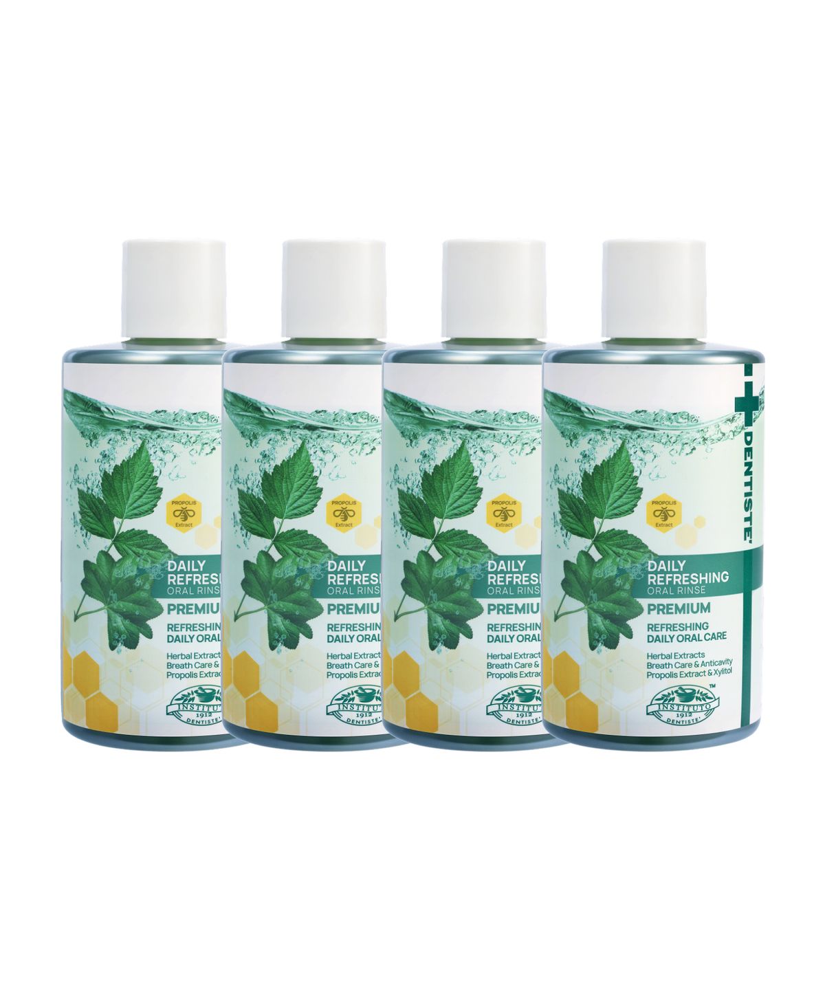 덴티스테(DENTISTE) 덴티스테 데일리 리프레싱 오랄린스 500ml x 4개