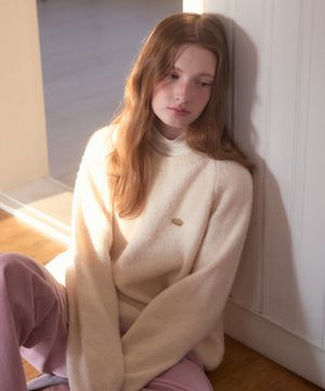 Reglan lambs wool over fit knit - 7color