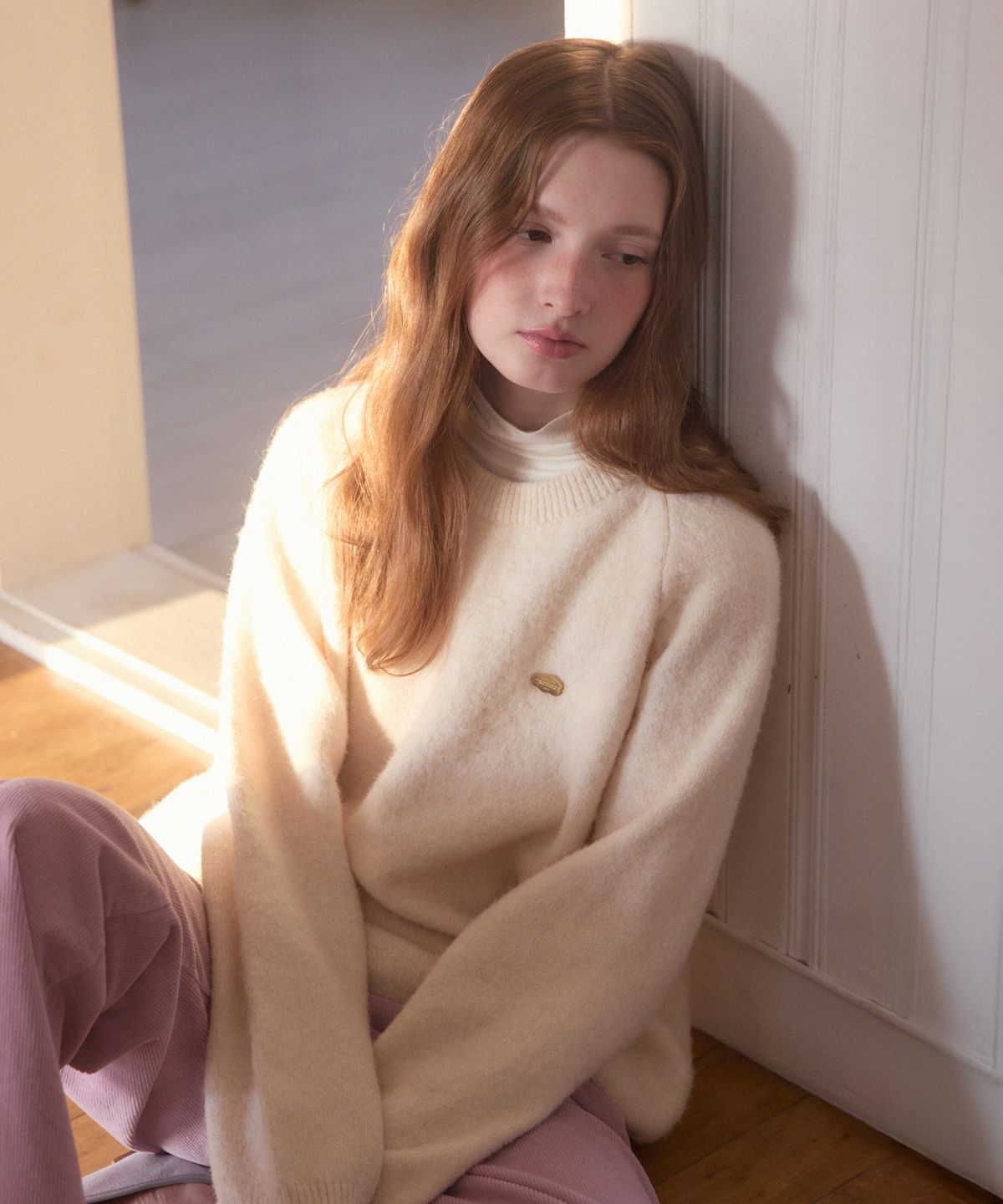 어다울(ADAUL) Reglan lambs wool over fit knit - 7color