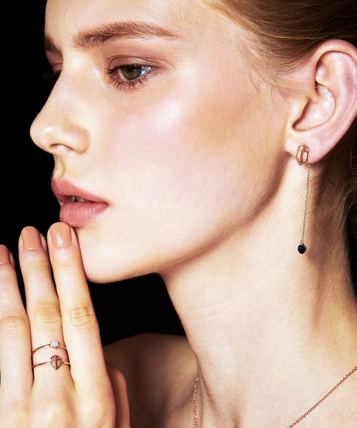 트렌카디즘(TRENCADISM) 앤드류 귀걸이 14K 골드 이어링 ANDREW Earring  ADE50DR