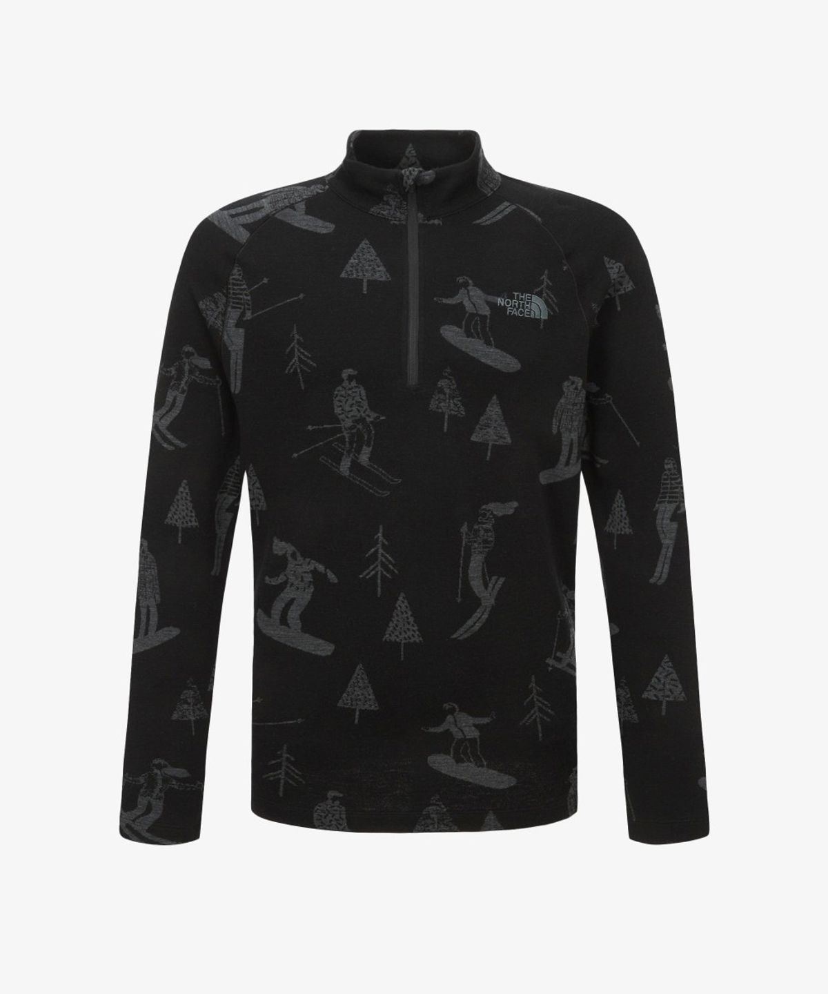 노스페이스(THE NORTH FACE) NT7AR69A 남성 베일 집 스웨터 BLACK