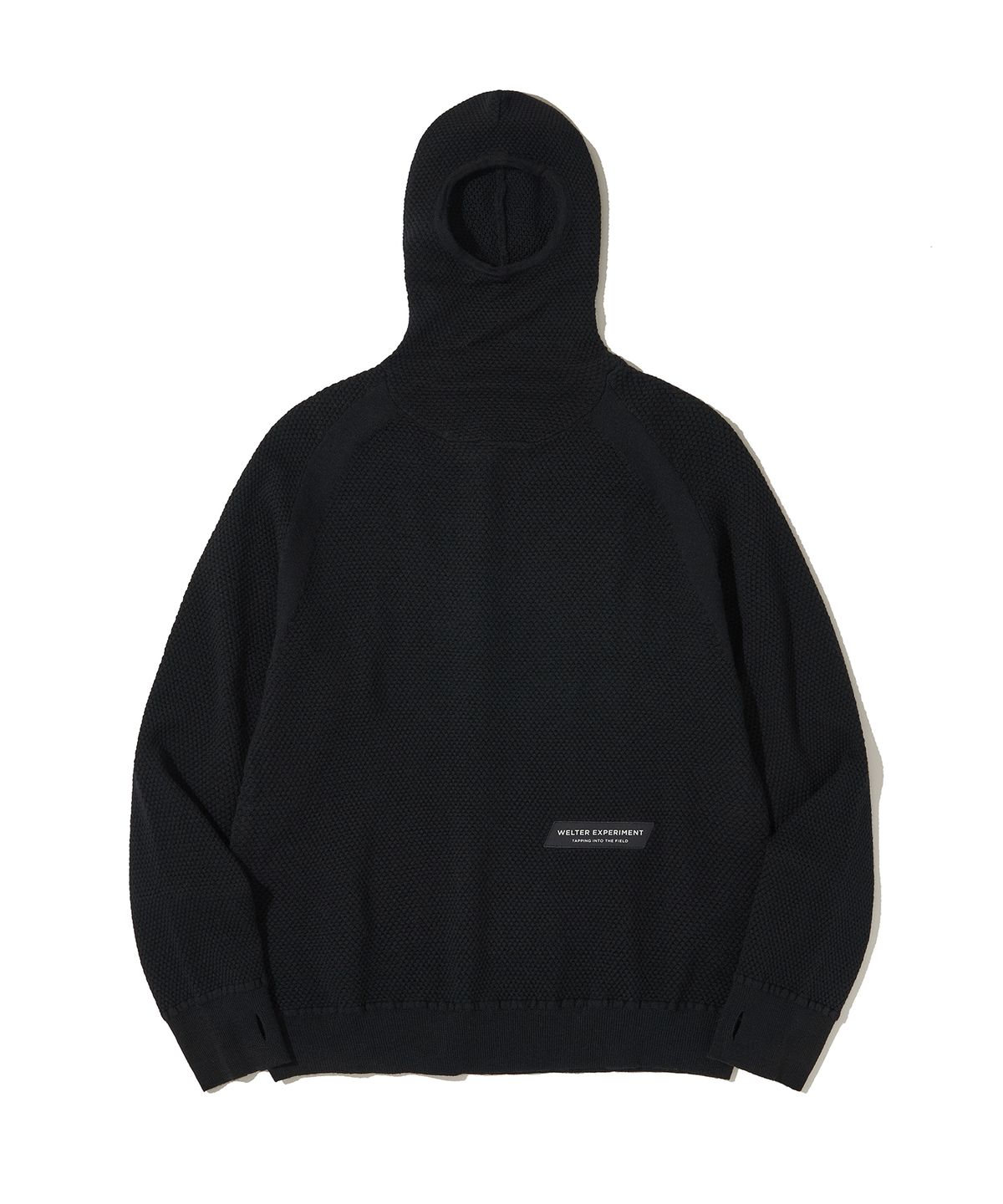 웰터 익스페리먼트(WELTER EXPERIMENT) MERINO WOOL BALACLAVA  KNIT PULLOVER_BLACK