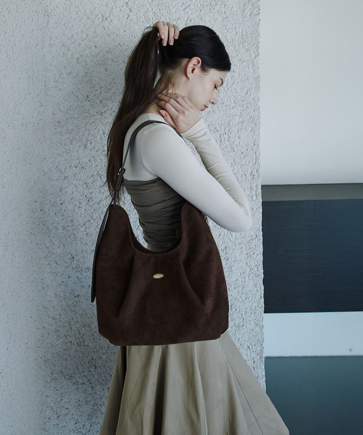 벨류엣(VALLUAT) Jelin bag_Dark Brown