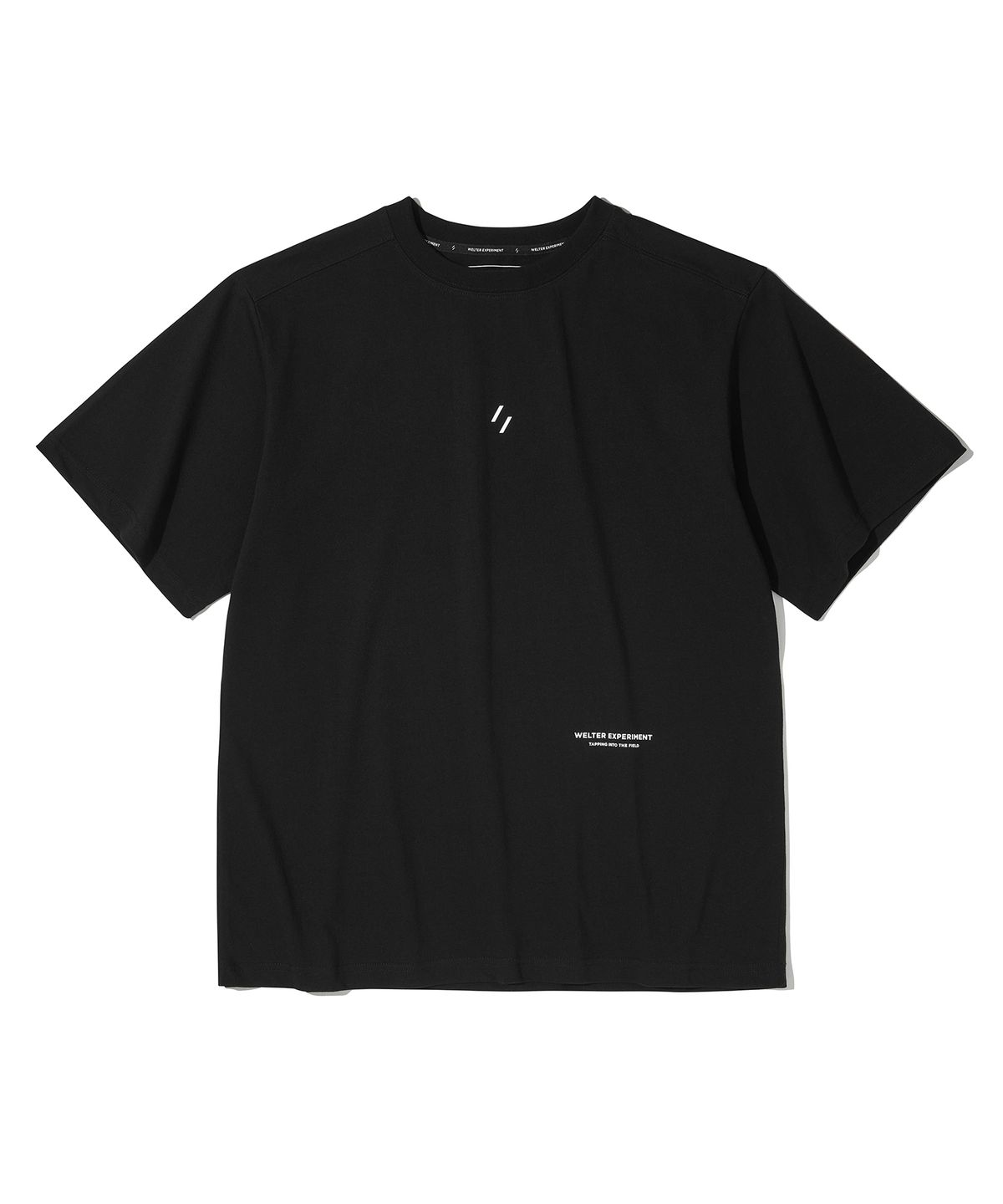 웰터 익스페리먼트(WELTER EXPERIMENT) VIA LACTEA T-SHIRT_BLACK