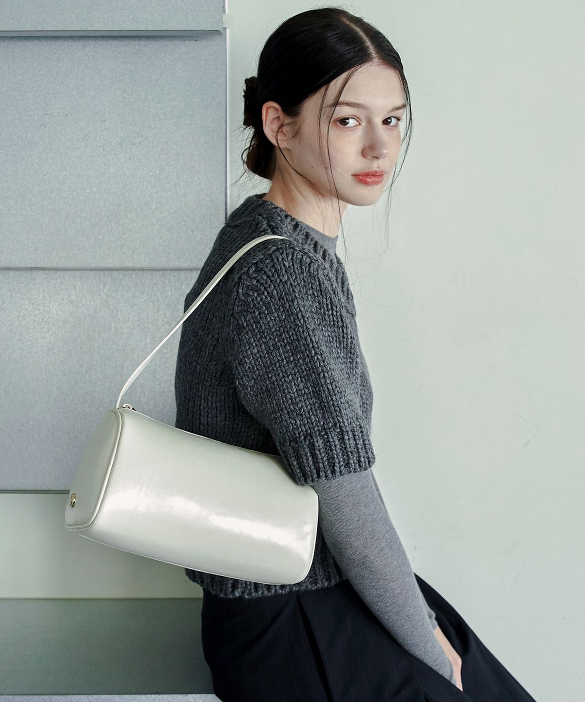 벨류엣(VALLUAT) Vine bag_Ivory