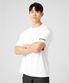 스트레치 로고 오버핏 숏슬리브 화이트 XMMST03H3