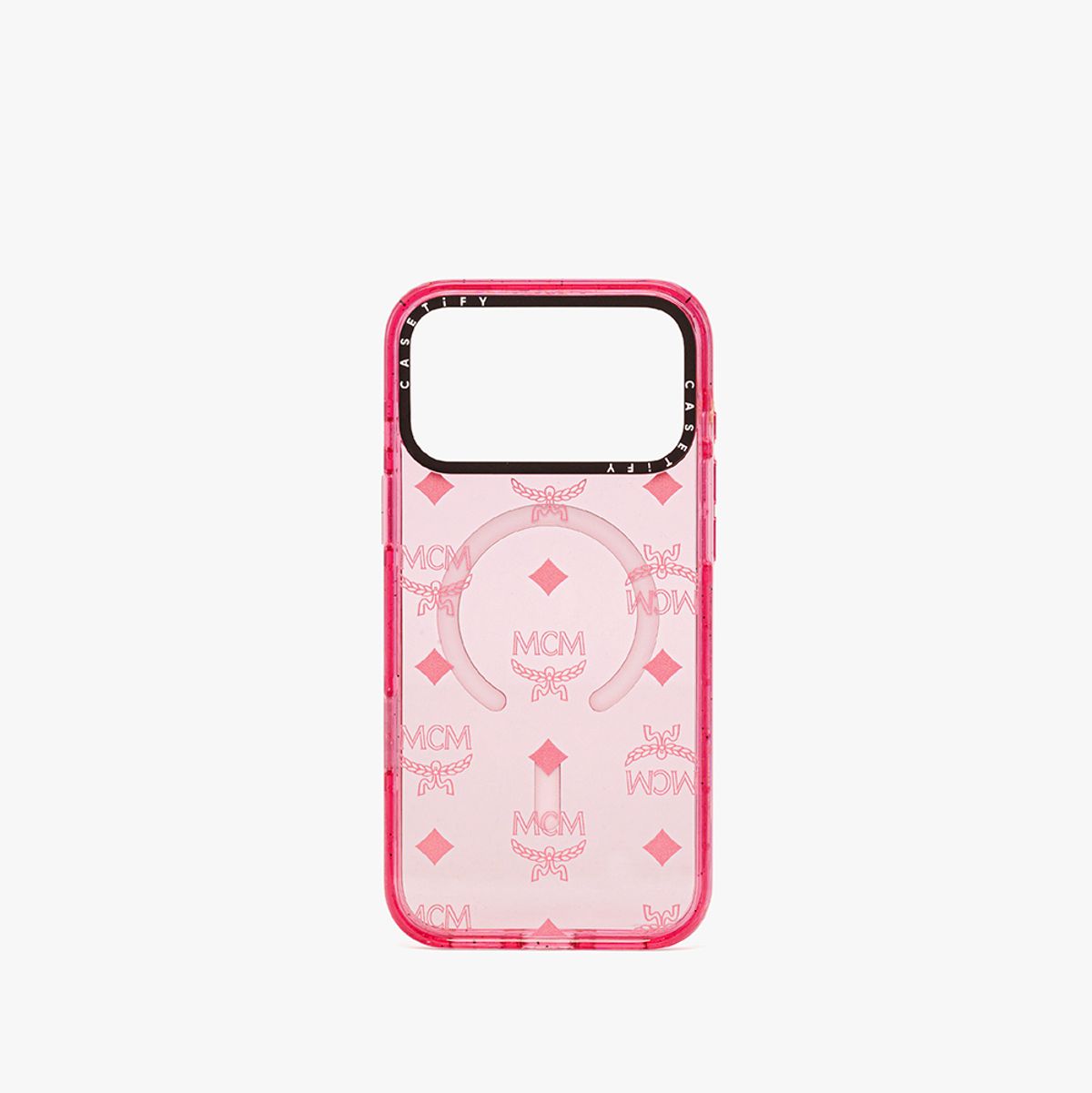 엠씨엠(MCM) MCM X CASETiFY 모노그램 iPhone 17 Pro Max 케이스 MXEGSTA08PK