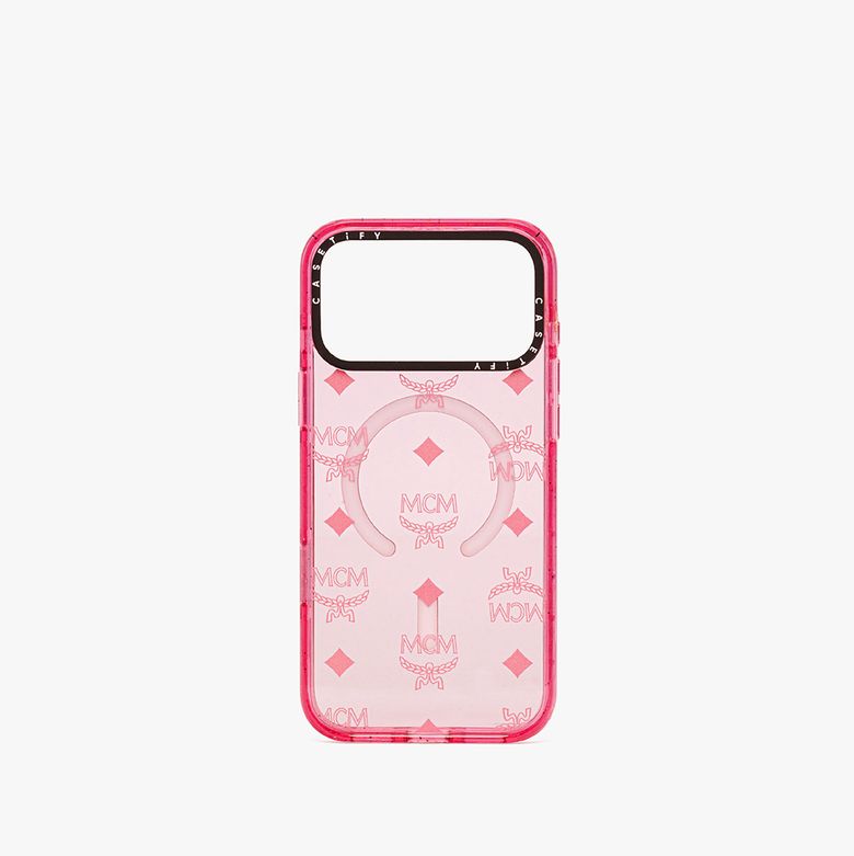 MCM X CASETiFY 모노그램 iPhone 17 Pro Max 케이스 MXEGSTA08PK