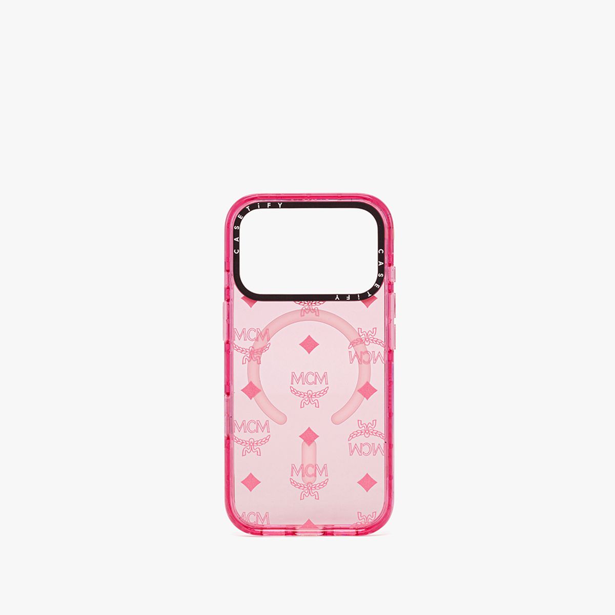 엠씨엠(MCM) MCM X CASETiFY 모노그램 iPhone 17 Pro 케이스 MXEGSTA07PK