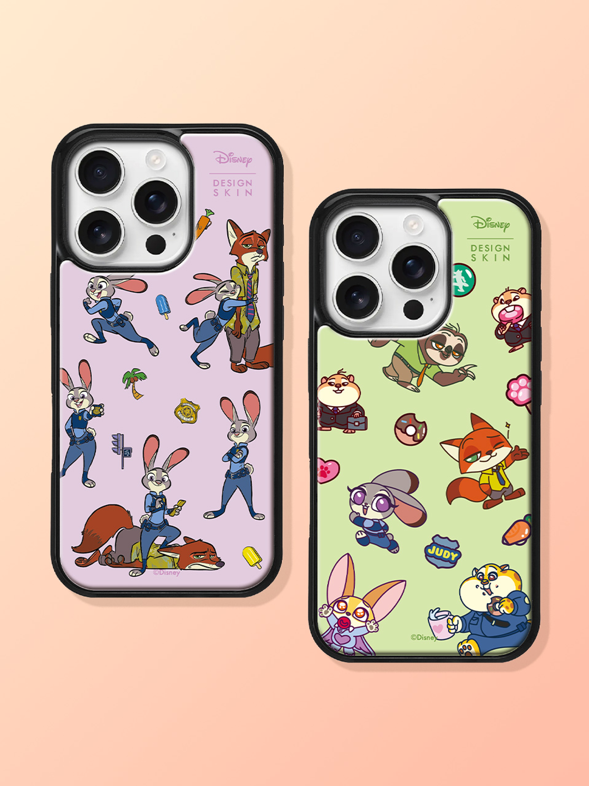 디자인스킨(DESIGNSKIN) [디즈니] 에폭시 그래픽 케이스_주토피아2