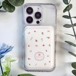 레트로로즈 맥세이프 가죽 카드지갑