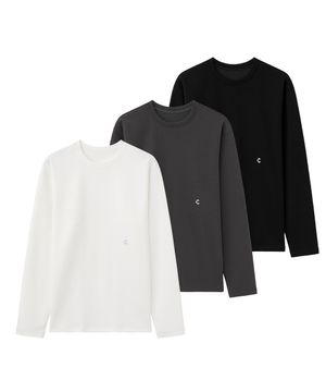 [2PACK] 세미 오버핏 소프트 롱 슬리브 (3colors)