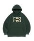 ROA 도트 로고 후드티셔츠 (그린)