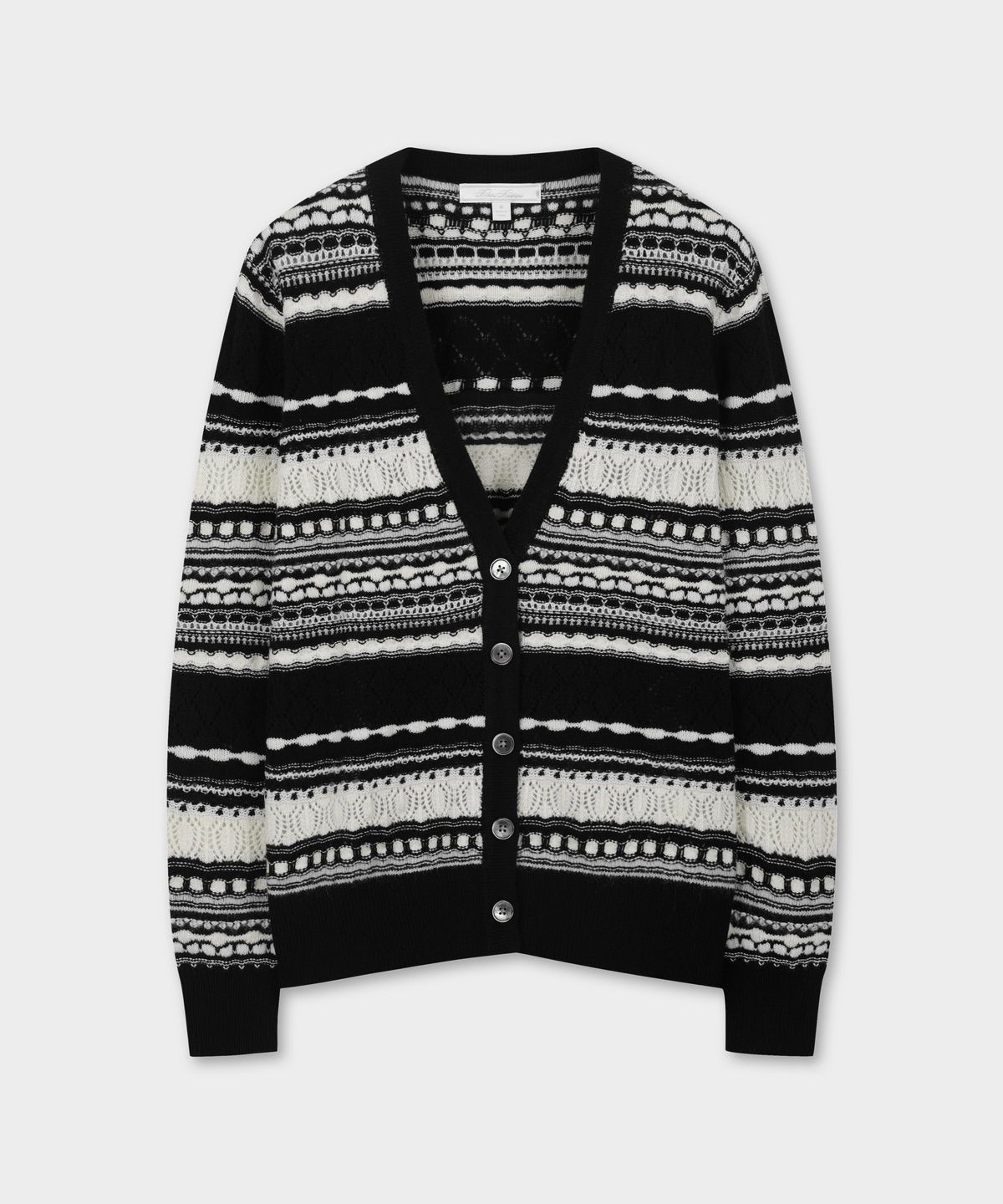 브룩스 브라더스(BROOKS BROTHERS) [여성] 울 멀티 스티치 가디건 (멀티) (BBWCWFF401)