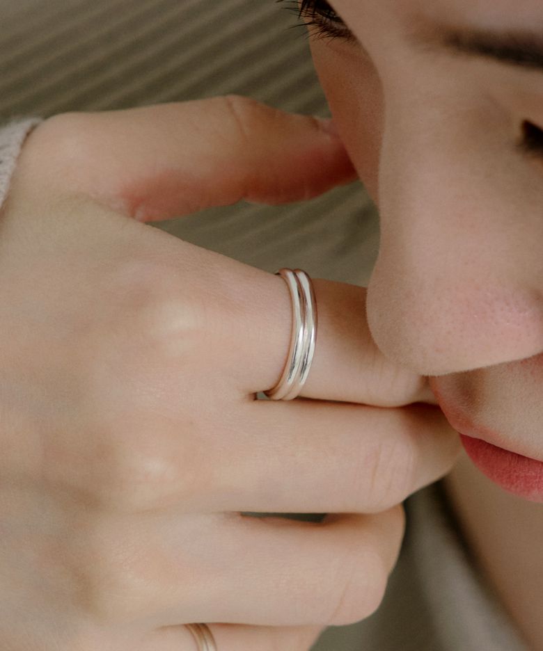 Double round ring