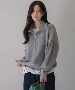 콘포에 스트링 니트 집업_53JK852