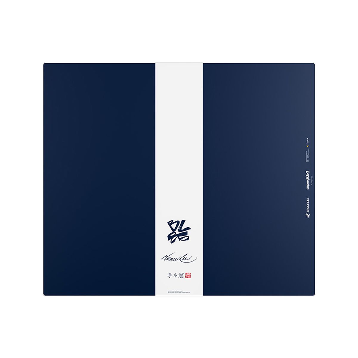 펄사(PULSAR) Bruce Lee 85주년 이소룡 에디션 슈퍼글라이드 유리 마우스패드 V3 - Navy (SGPXBRCL8501)
