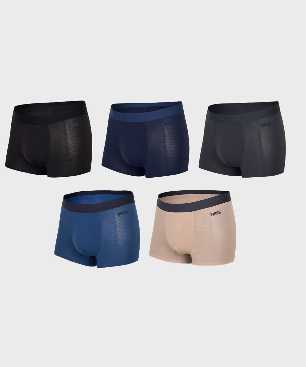 푸마 바디웨어(PUMA BODYWEAR) [5PACK] 에어 메쉬 퓨징 드로즈