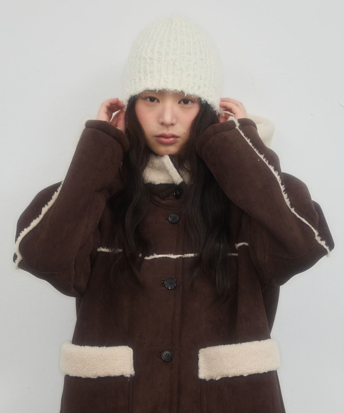 레터리(LETERIE) ANGORA RIBBED KNIT BEANIE_2COLOR
