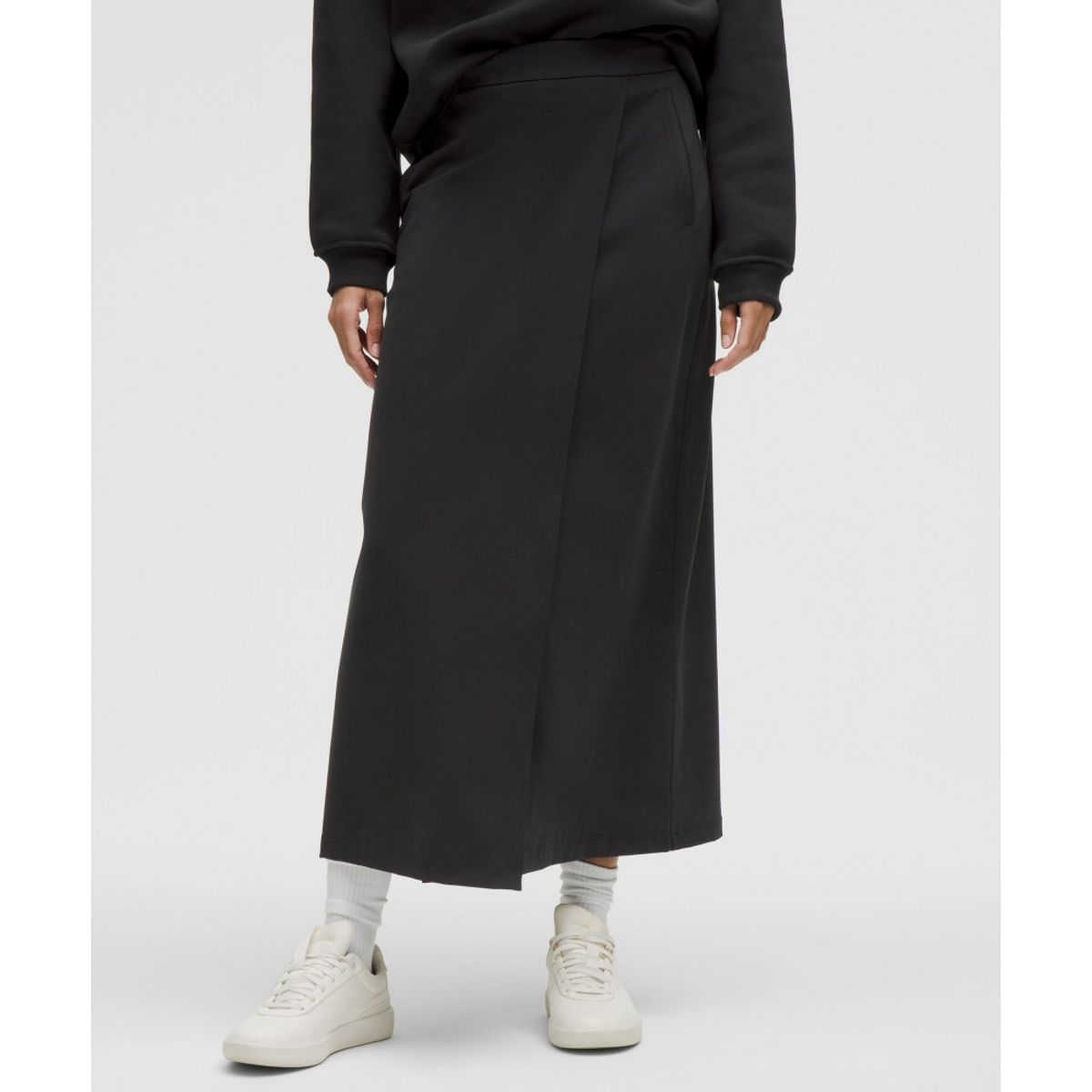 룰루레몬(LULULEMON) 데이드리프트 하이라이즈 맥시 스커트  BLK
