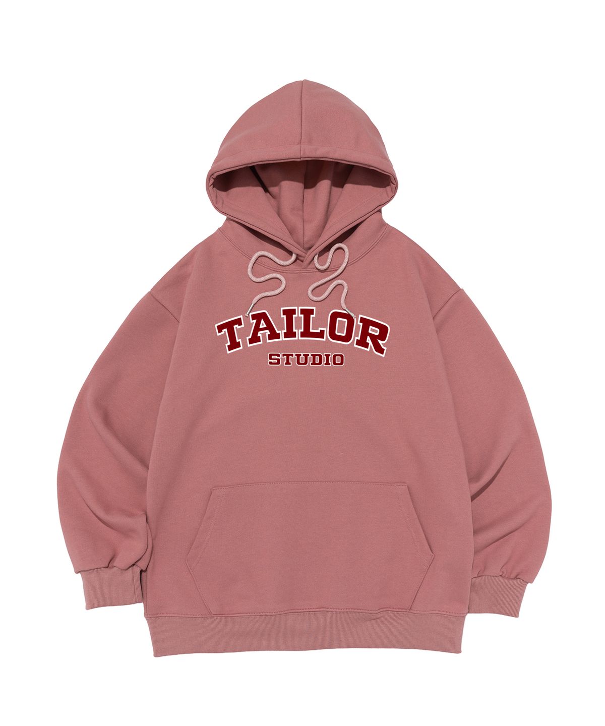 테일러 스튜디오(TAILOR STUDIO) [기모/NO기모] 오리지날 로고 후드 (핑크)