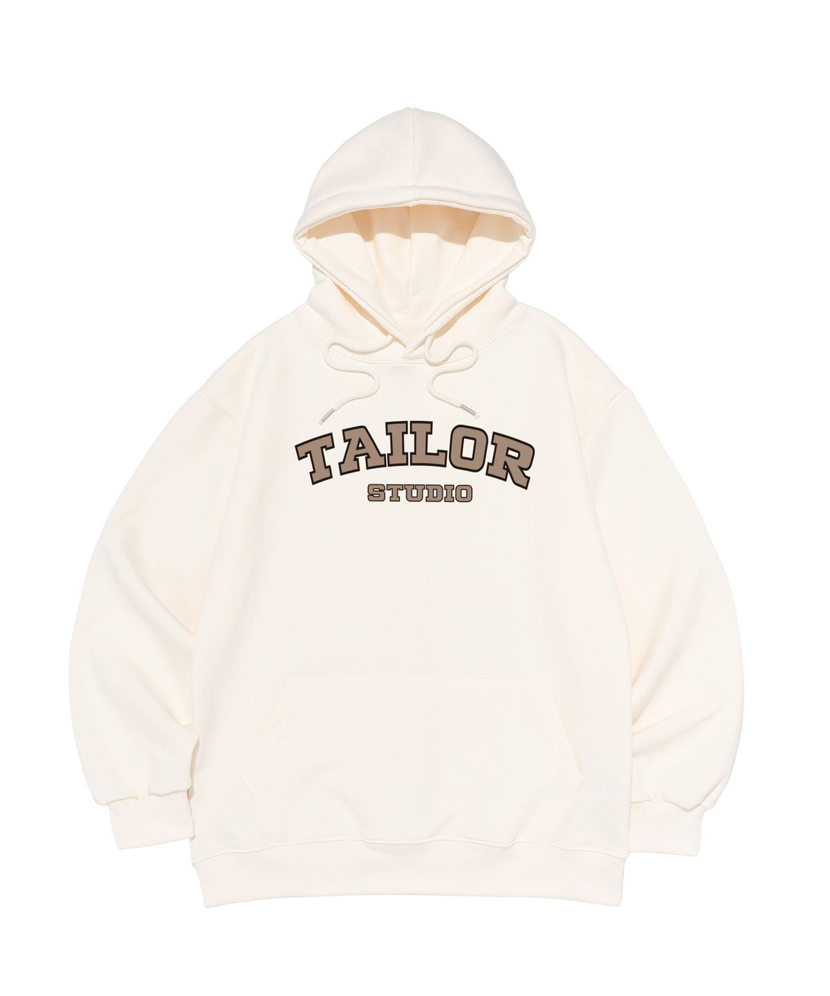 테일러 스튜디오(TAILOR STUDIO) [기모/NO기모] 오리지날 로고 후드 (아이보리)