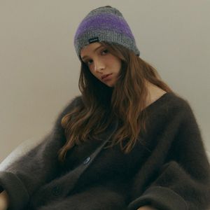 Gradation knit beanie_4color