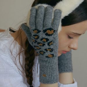 Leopard gloves_2color
