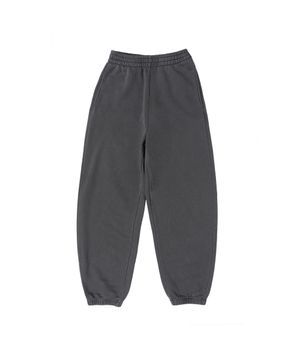BECANVAS PIGMENT DYDE OVERFIT JOGGER SEWATPANTS (CHARCOAL)