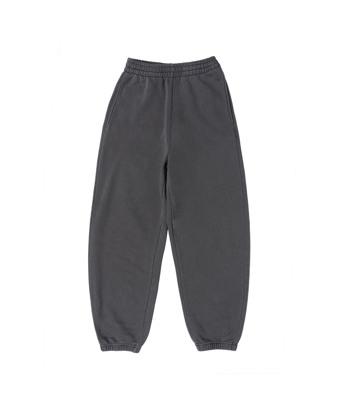 비캔버스(BECANVAS) BECANVAS PIGMENT DYDE OVERFIT JOGGER SEWATPANTS (CHARCOAL)