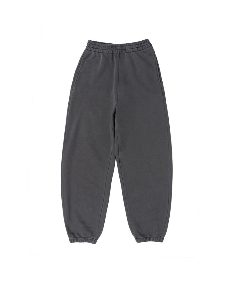 BECANVAS PIGMENT DYDE OVERFIT JOGGER SEWATPANTS (CHARCOAL)