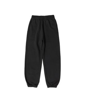 BECANVAS PIGMENT DYDE OVERFIT JOGGER SEWATPANTS (BLACK)
