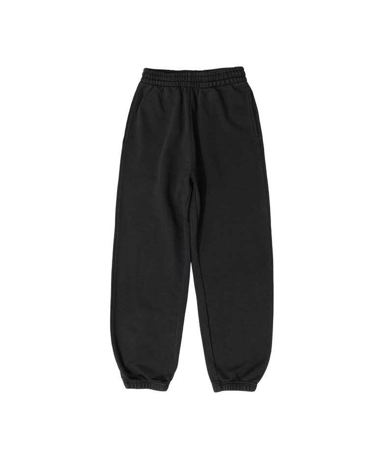 BECANVAS PIGMENT DYDE OVERFIT JOGGER SEWATPANTS (BLACK)
