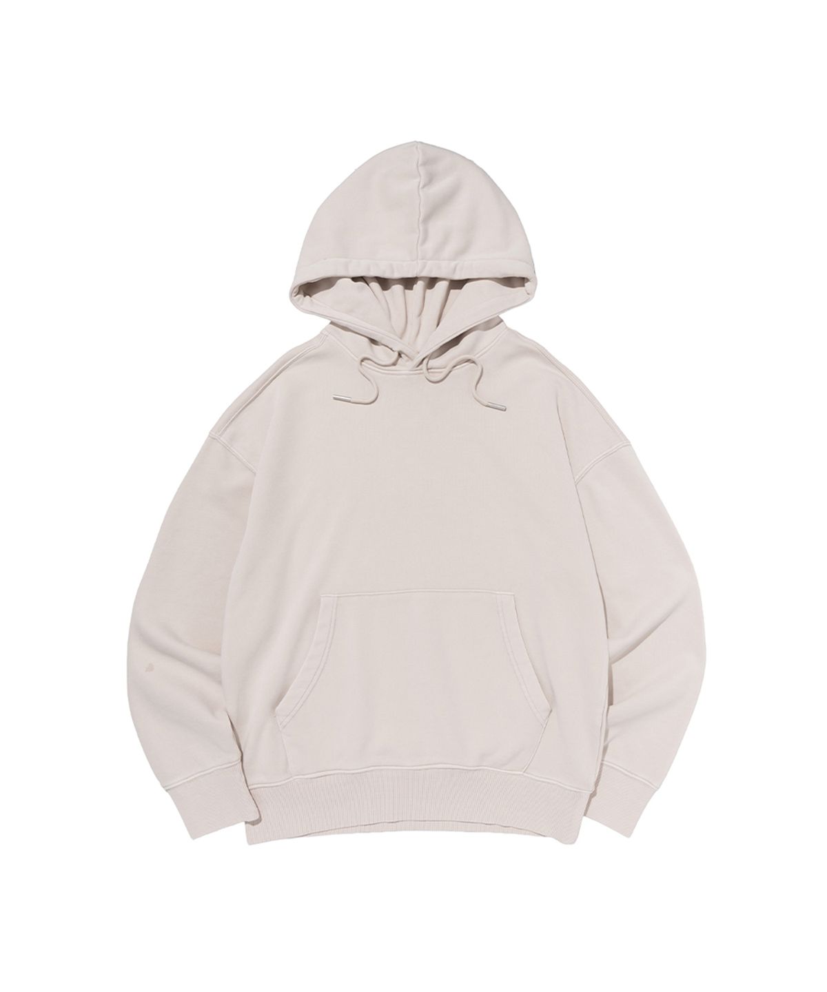 비캔버스(BECANVAS) BECANVAS PIGMENT DYDE OVERFIT HOOD (SAND BEIGE)