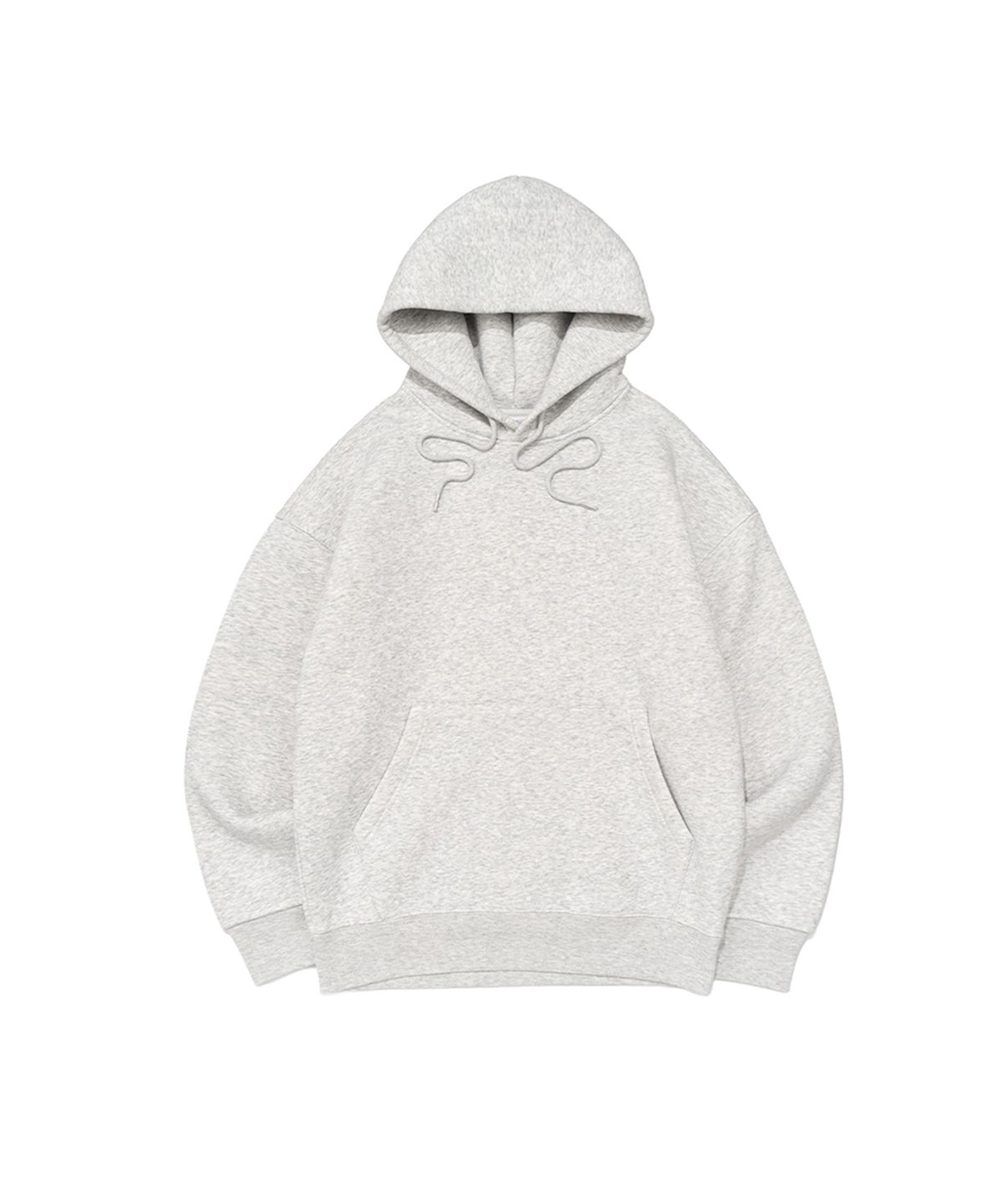 비캔버스(BECANVAS) BECANVAS  FLEECE OVERFIT HOOD (LIGHT MELANGE)