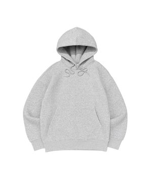 BECANVAS  FLEECE OVERFIT HOOD (MELANGE)