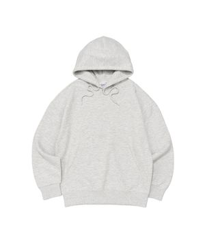 BECANVAS SPECIAL INTERLOCK OVERFIT HOOD (LIGHT MELANGE)