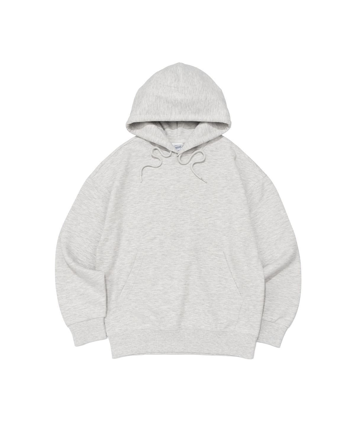 비캔버스(BECANVAS) BECANVAS SPECIAL INTERLOCK OVERFIT HOOD (LIGHT MELANGE)