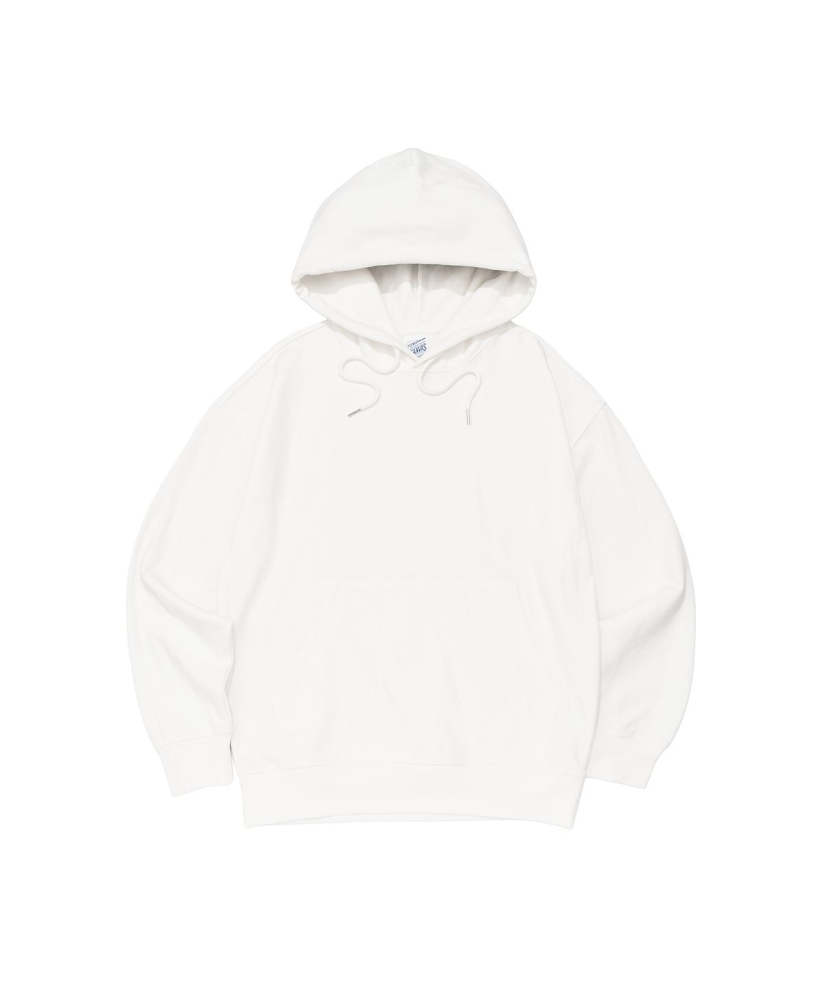 비캔버스(BECANVAS) BECANVAS SPECIAL INTERLOCK OVERFIT HOOD (WHITE)