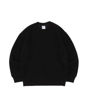BECANVAS  FLEECE OVERFIT MTM (BLACK)