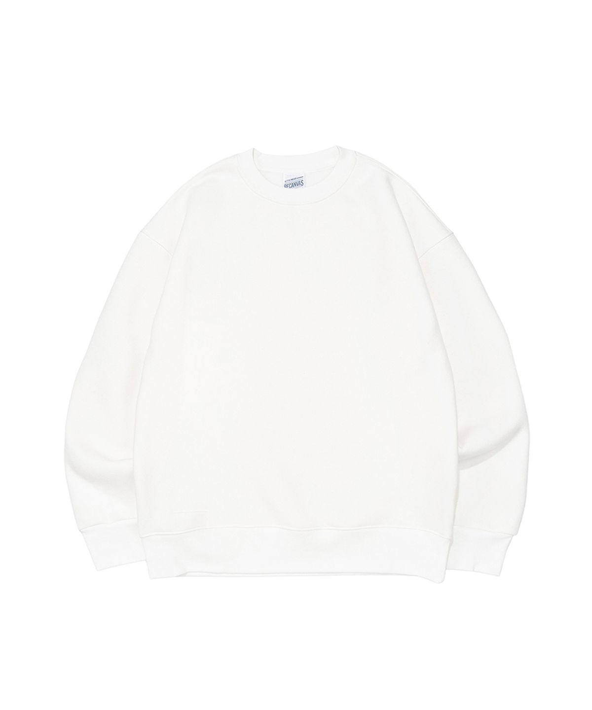 비캔버스(BECANVAS) BECANVAS  FLEECE OVERFIT MTM (WHITE)