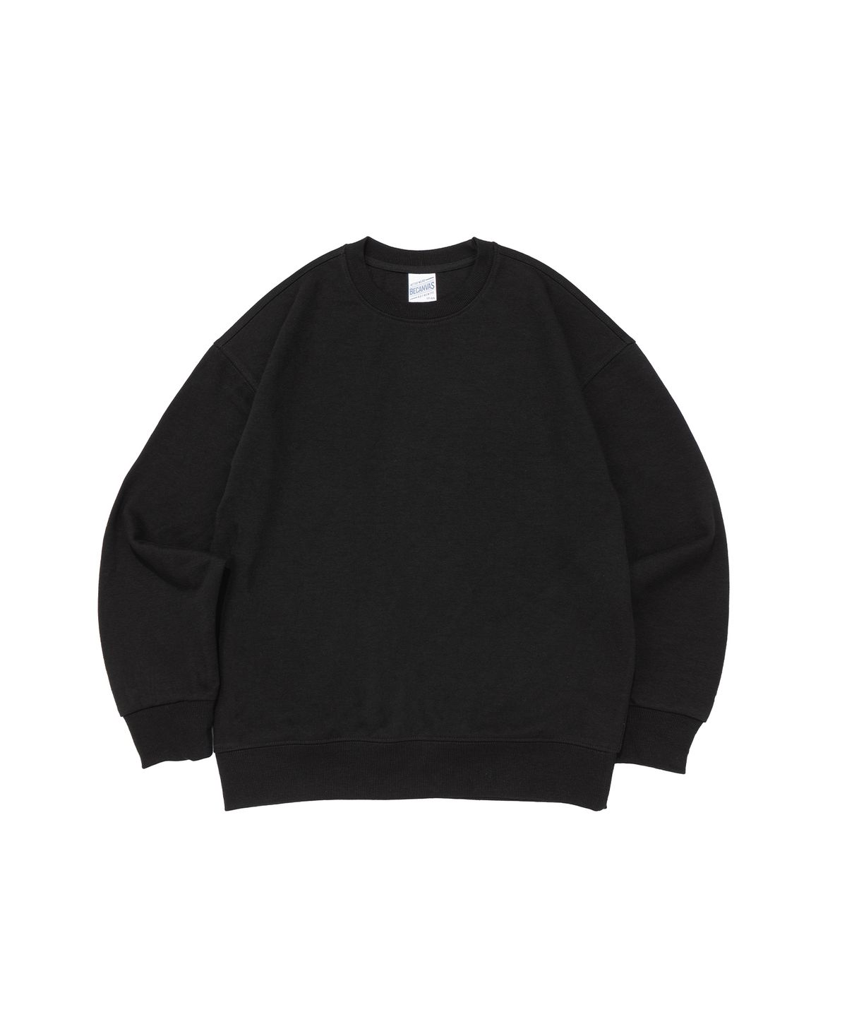 비캔버스(BECANVAS) BECANVAS SPECIAL INTERLOCK OVERFIT MTM (BLACK)