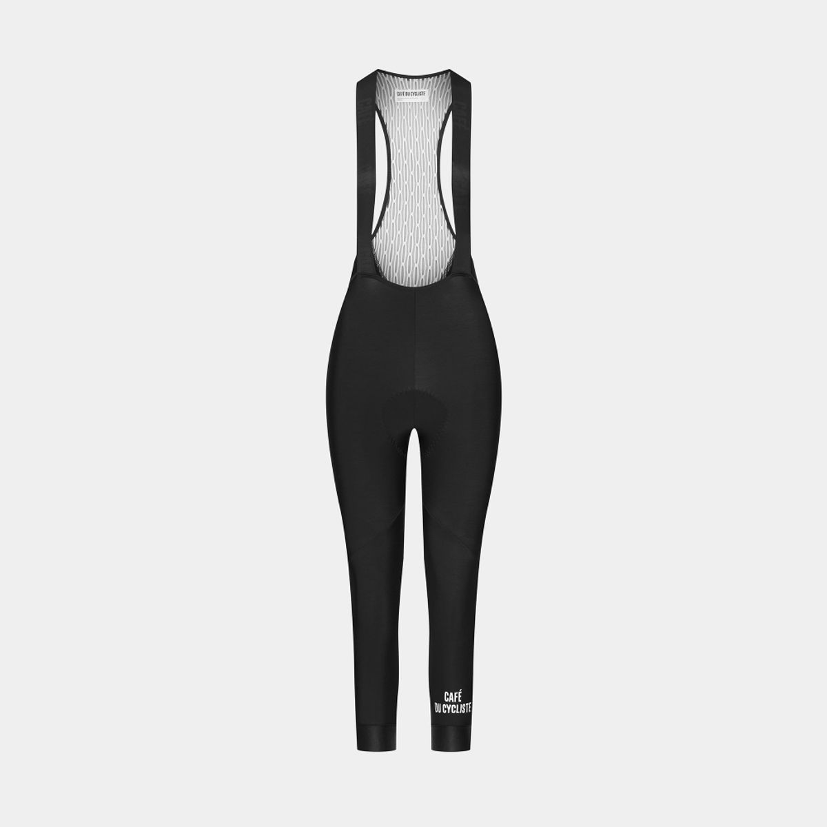 카페 드 사이클리스트(CAFE DU CYCLISTE) 아드리엔 클래식 기모 빕 타이즈 블랙 여성