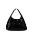 BUCKLE REVERSIBLE SHOULDER BAG_BLACK