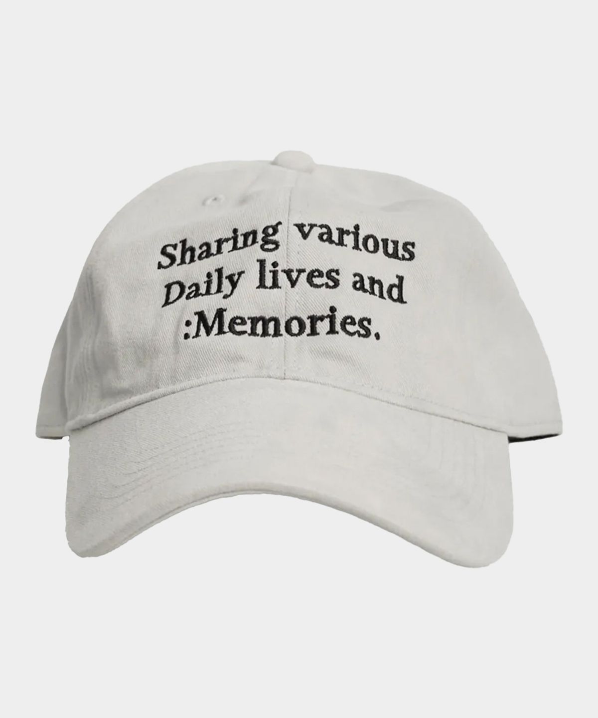 마이딥블루메모리즈(MY DEEP BLUE MEMORIES) Sharing Memories Ball Cap (GREY)