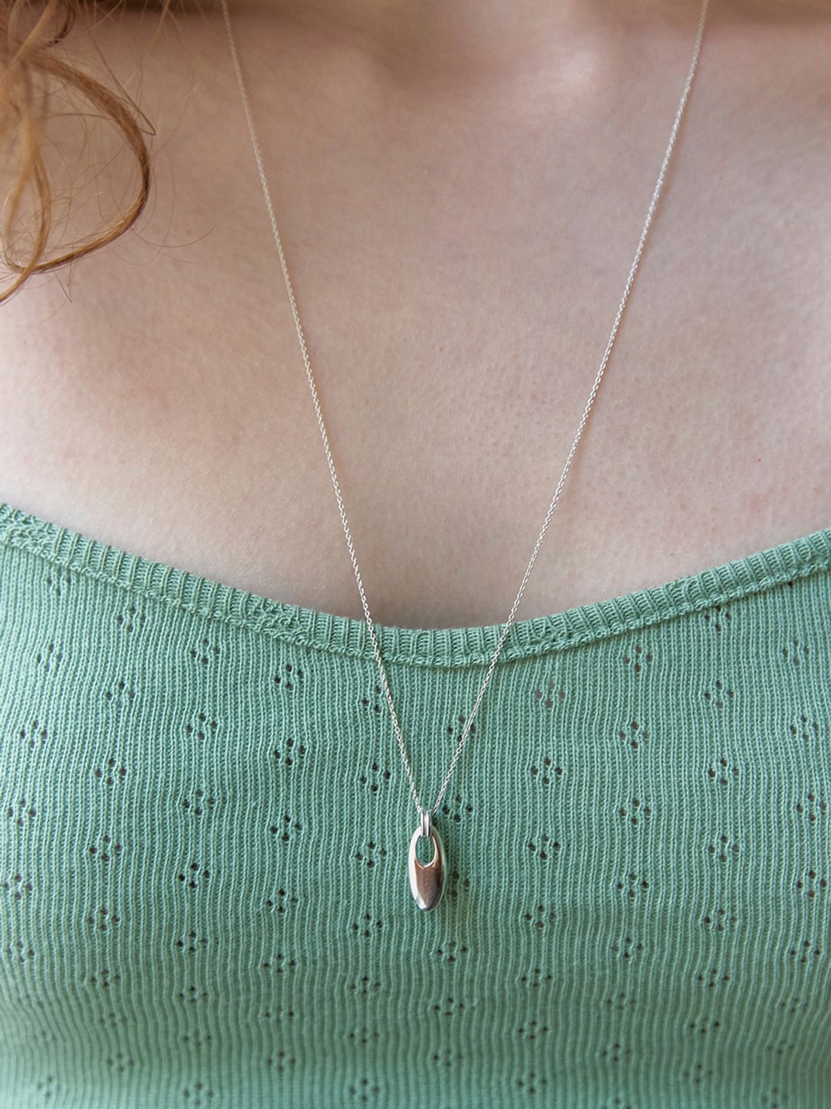 미메시(MIMESI) [925 silver] Nadia Ring Necklace