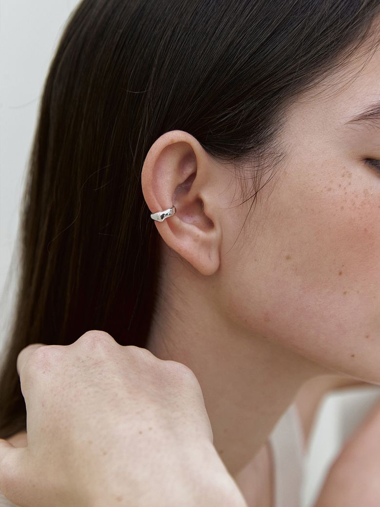 [925 silver] Flow Earcuff