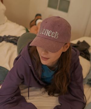 레니비 시그니처 볼캡 빈티지 핑크