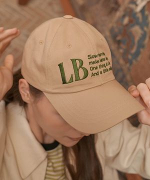 슬로우 모닝 볼캡 베이지